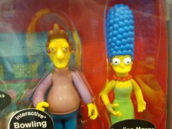 画像2: シンプソンズ　トーキングフィギュア　（Bowllng Alley/Bowllng Marge&Albert Brooks as Jacques） デッドストック品