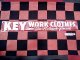 エンボスサインプレート　(KEY  WORK  CLOTHES )
