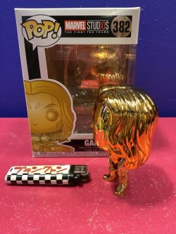 画像5: ファンコポップ！マーベルスタジオ１０周年記念ゴールドメタリック　ボビングヘッド　(GAMORA  /ガモーラ）382