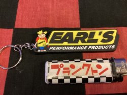 画像1: EARL'S　ラバーキーホルダー　（ロゴ）