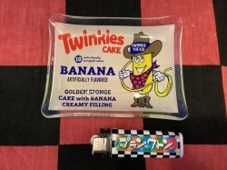 画像1: Twinkies ヴィンテージアメリカンガラストレイ（カウボーイ/バナナ）