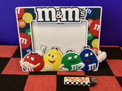 画像1: m&m's　ラバーフォトフレーム　写真立て