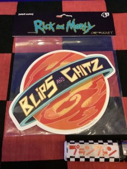 画像1: リックアンドモーティ Rick&Morty　カーマグネット（BLIPS AND CHITZ）