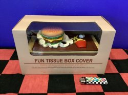 画像1: ハンバーガー　ティッシュケース