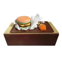 画像2: ハンバーガー　ティッシュケース
