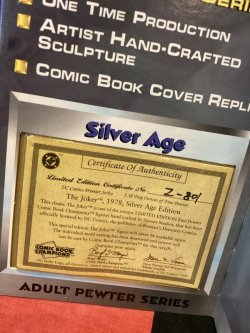 画像3: デッドストック品　ファインピューターフィギュア　コミックブックチャンピオンズ（ジョーカー/1978）