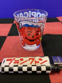 画像1: ミニグラス　ヴィンテージ風ショットグラス（JUICE/クールエイド）