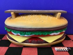 画像3: ハンバーガーシェルフ　ウォールシェルフ　（ハンバーガー）