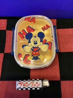 画像1: ミッキーマウス　1段ランチボックス（HAHAHA  イエロー）