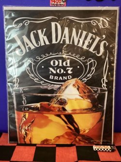 画像1: 特大ポスター（jack Daniels/グラス）