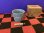 画像1: スヌーピー　ビックマグカップ (フェイス　ブルー） (1)