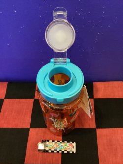 画像5: スポンジボブ　ドリンクボトル　ネックストラップ付き　（LINE UP/オレンジ）