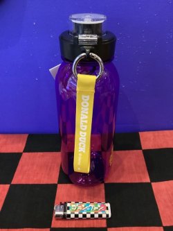 画像4: ディズニー　ドリンクボトル　L　ネックストラップ付き　（ドナルド/パープル）