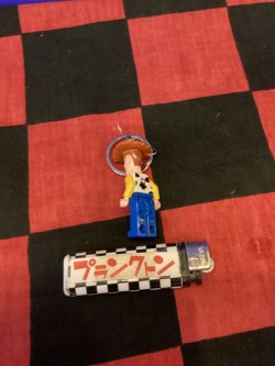 画像2: LEGO風ブロック　キャラクターキーホルダー(トイストーリー/ウッディ)