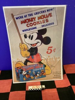 画像1: ミッキーマウス　キャラクターポスター　(お菓子のパッケージ)