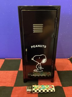 画像2: スヌーピー　鍵付きリトルロッカーS  （ブラック）