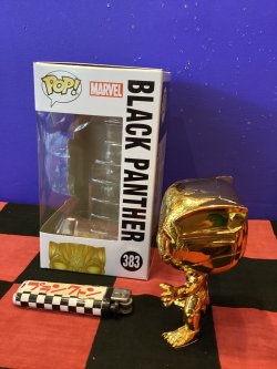 画像5: ファンコポップ！マーベル　ボビングヘッド（BLACK PANTHER/ゴールド）383 プロテクトケース付き
