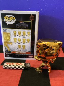 画像4: ファンコポップ！マーベル　ボビングヘッド（BLACK PANTHER/ゴールド）383 プロテクトケース付き