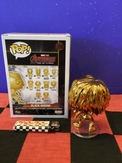 画像4: ファンコポップ！マーベル　ボビングヘッド（BLACK WIDOW/アベンジャーズ/ゴールド）380 プロテクトケース付き