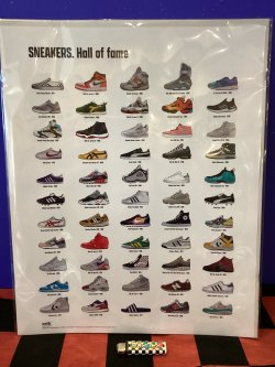 画像1: 特大ポスター  (スニーカー/SNEAKERS.Hall of fame)