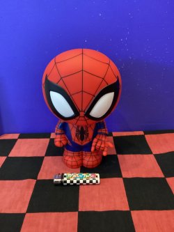 画像1: マーベル　コインバンク　ソフビバンク　(スパイダーマン)