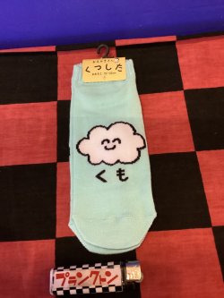 画像1: おえかきさんシリーズ　レディース靴下（くも) 