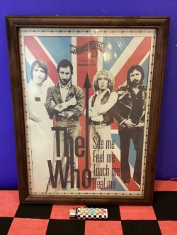 画像1: 額入りヴィンテージロックバンドポスター（THE WHO/ザ フー）