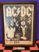 額入りヴィンテージロックバンドポスター（AC/DC）