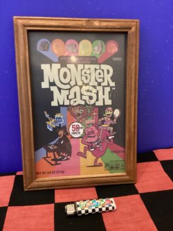 画像1: 額入りポスター（MONSTER  MASH/バンド）