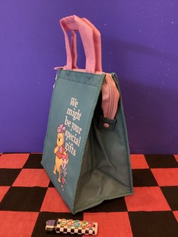 画像3: くまのプーさん　保冷ランチバッグスクエアM（グリーン/リボン）