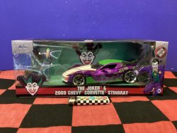 画像1: ジョーカー6　ダイキャストカー フィギュア付き(2009CHEVY CORVETTE STINGRAY/ JADATOYS社製)