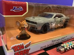 画像2: トム&ジェリー　ダイキャストカー フィギュア付き(2015DODGE CHALLENGER HELLCAT/ JADATOYS社製)