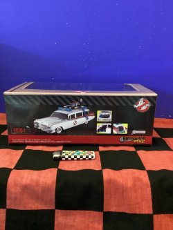 画像4: ゴーストバスターズ　ダイキャストカー フィギュア付き(Cadillac Eldor ado／救急車/ JADATOYS社製)