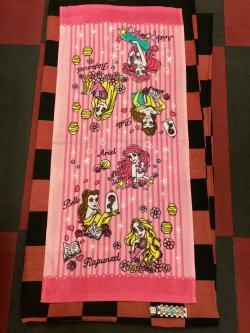 画像1: ディズニー　フェイスタオル（プリンセス）