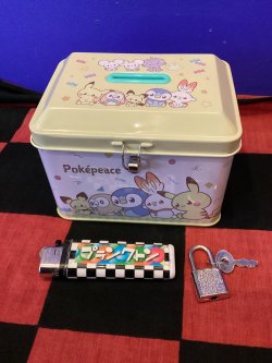 画像2: ポケットモンスター　ポケモン　カギ付き缶バンク(整列)