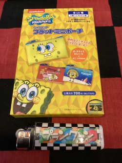 画像1: スポンジボブ　シークレットフラットミニポーチ