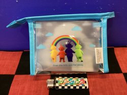 画像2: テレタビーズ フチイロクリアポーチ(レインボー/ブルー)