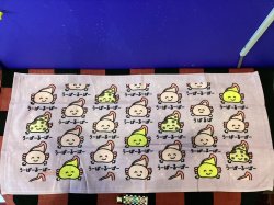 画像1: フェイスタオル（おえかきさん/うーぱーるーぱーさん/パープル）