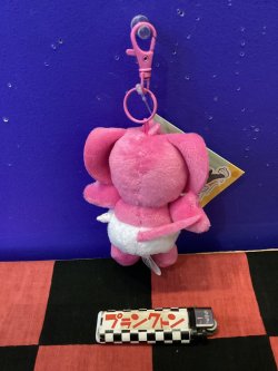 画像2: トムとジェリー　ぬいぐるみリールキーカバー（タフィー　ピンク）