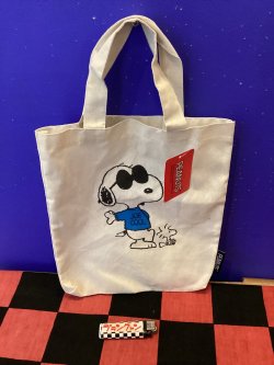 画像1: スヌーピー　ちょいエコトートバッグ（ジョークール）
