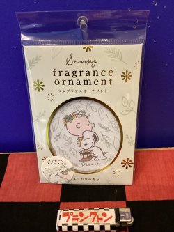 画像1: スヌーピー　エアフレッシュナー　フレグランスオーナメント　メッセージスペース付き（ユーカリの香り）