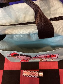 画像2: ボーリングバッグ風　保冷ランチバッグ（ベティ　ダイナー　クリームグリーン）