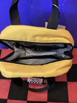画像4: ボーリングバッグ風　保冷ランチバッグ（ドリンクボーイ　イエロー）