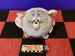 画像1: トム&ジェリー　おすわりマスコット　ぬいぐるみ (ファニーアート/タフィー/オレンジまるのみ)