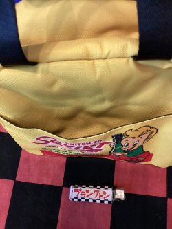 画像2: ボーリングバッグ風　保冷ランチバッグ（ドリンクボーイ　イエロー）