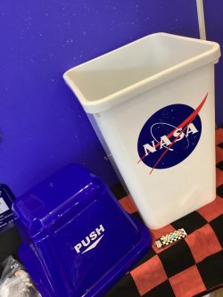 画像3: 20Lダストボックスダストボックス（NASA/ホワイト　ブルー)