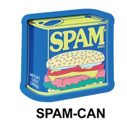 画像1: ラバートレイ（SPAM　缶）