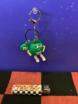 画像1: エムアンドエムズ　3Dラバーキーホルダー（グリーン）