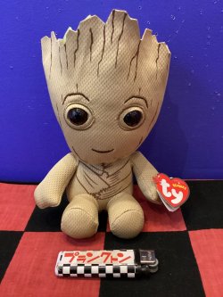 画像1: マーベル　tyぬいぐるみM（グルート）