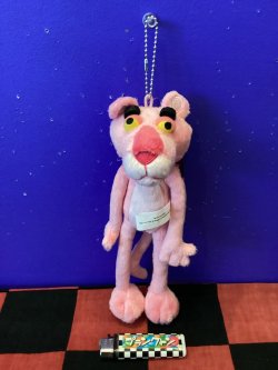画像1: ピンクパンサー　ぬいぐるみキーホルダー　マスコット